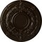 Ekena Millwork Dauphine Ceiling Medallion (Fits Canopies up to 13 1/4"), Hand-Painted Bronze, 33 7/8"OD x 1 3/8"P CM33DABZS - alternate 1